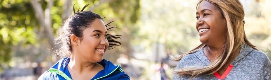 two women exercising